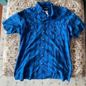 Wrangler Pearl short sleeve button up